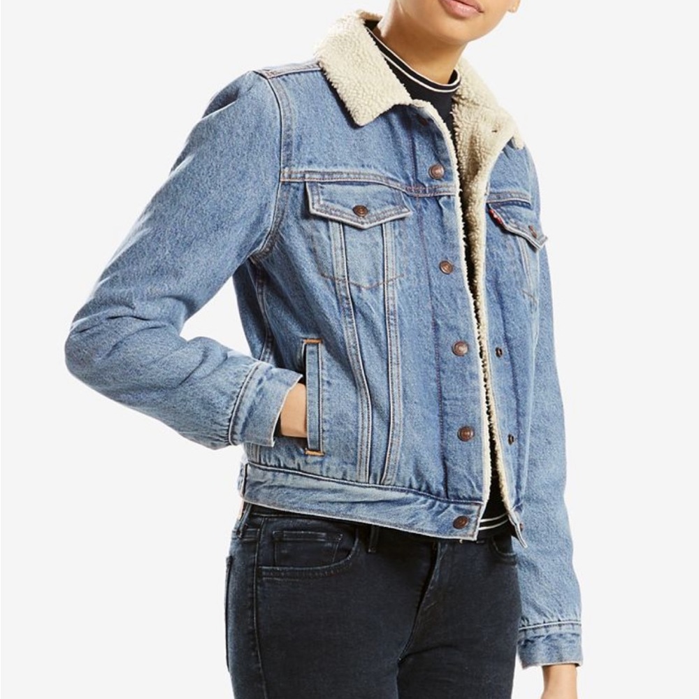 Levi's denim Sherpa jacket